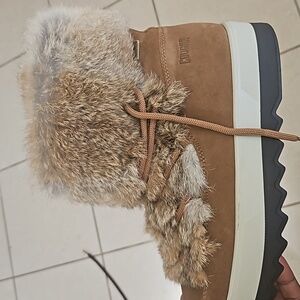 Cougar boots, size 11, brown color